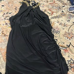 Mini sexy black dress